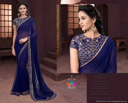 Picture of indian designer sari ethnic traditional saree ,e4178