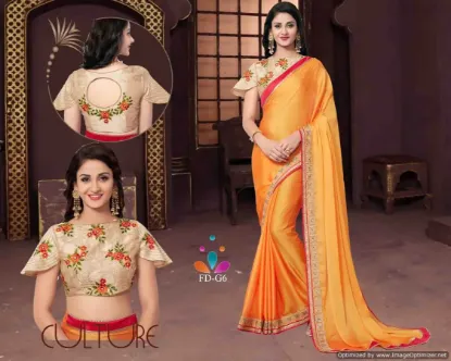 Picture of indian designer sari ethnic wedding wear saree ,e4189