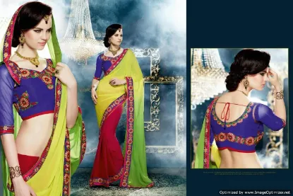 Picture of indian designer sari partyware bollywood ethnic saree s