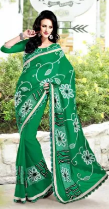 Picture of indian designer sari partyware ethnic culture saree,e33