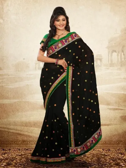 Picture of indian designer sari sharee devi style bollywood george