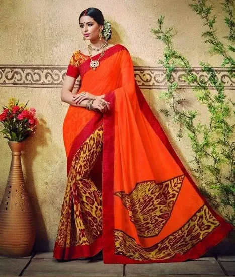 Picture of indian ethnic bollywood designer pakistani saree women,