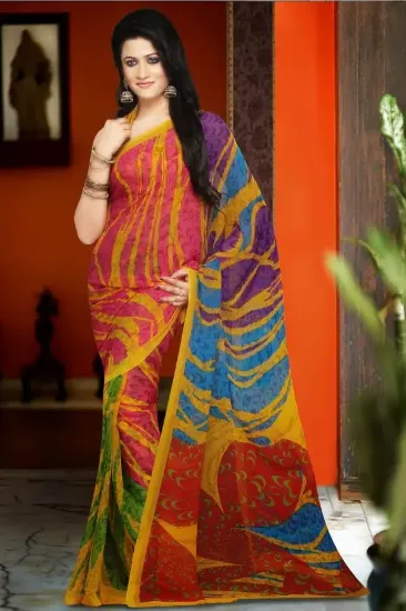 Picture of indian ethnic casual saree blouse design modest maxi go