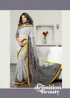 Picture of indian ethnic party saree with blouse womens faishon b,