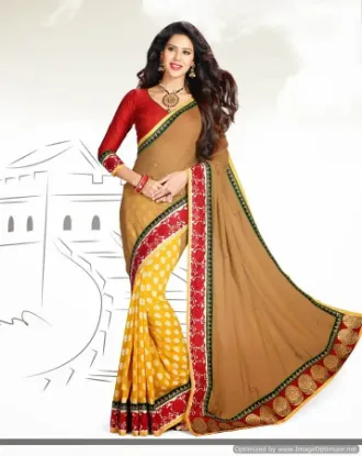 Picture of indian grey designer zari embroidered bollywood style ,