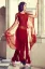 Picture of fashion women's plaid print long sleeve midi dress bati