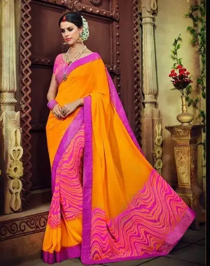 Picture of indian handmade multicolour saree pure silk abstract pr