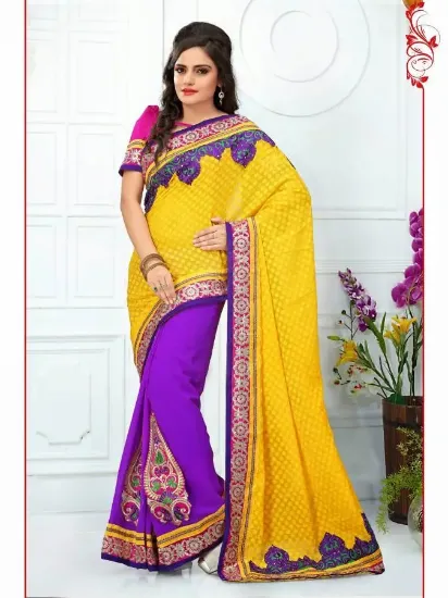 Picture of indian handmade style printed sari women casual wear se