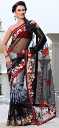 Picture of indian pakistani bollywood sari women saree designer dr