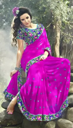 Picture of indian party festival women bollywood sari designer wed