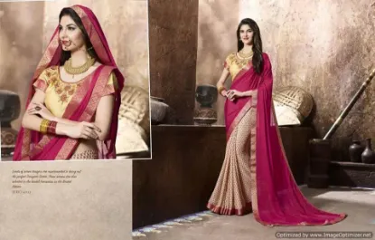 Picture of indian party wear bollywood saree designer lehenga bri,