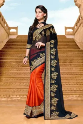 Picture of indian party wear saree bollywood designer bridal weddi