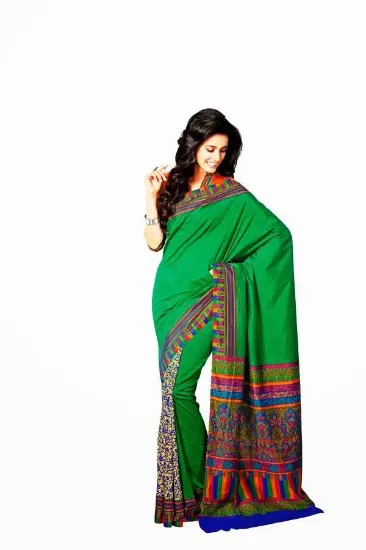 Picture of indian partywear saree wedding bollywood stylish sari ,