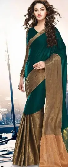 Picture of indian partywear sari wedding bollywood stylish saree ,