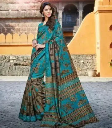 Picture of indian saree bollywood sari designer pakistani silk par