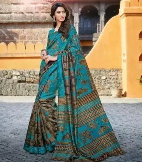 Picture of indian saree bollywood sari designer pakistani silk par