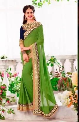 Picture of indian saree party wedding reception attractive sari b,