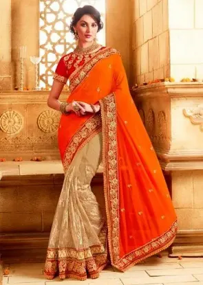 Picture of indian saree wedding sari bollywood designer party wea,