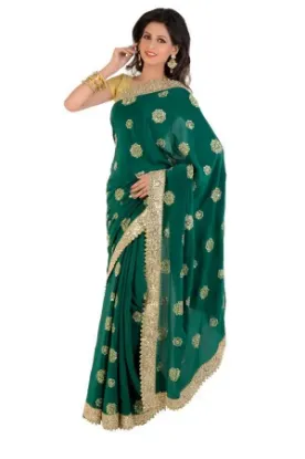 Picture of indian sari designer saree pakistani bollywood traditi,