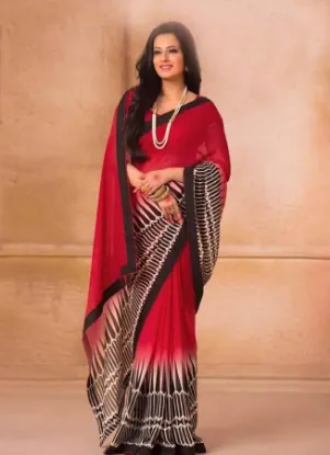 Picture of indian silk saree handloom modest maxi gown heavy jari 