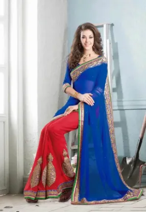 Picture of indian traditional saree for women banarasi silk saree 