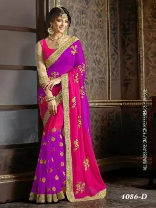 Picture of indian wedding girl wear saree designer bollywood cape,