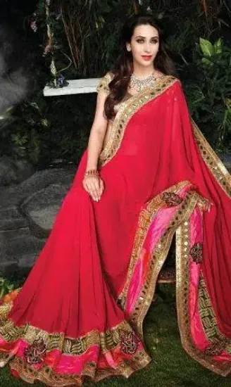 Picture of look wedding bollywood saree designer festive party wea