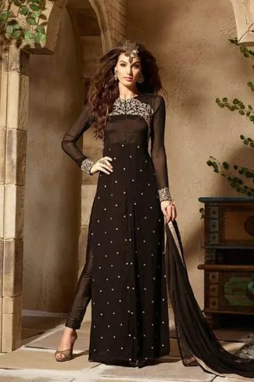 Picture of modest maxi gown  longsleeve applique beads ball gown w