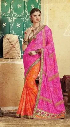 Picture of modest maxi gown bollywood look designer wedding saree 