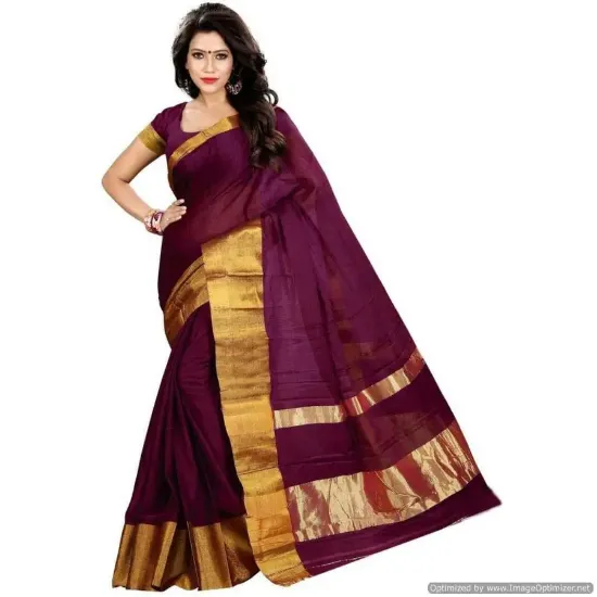 Picture of modest maxi gown cotton silk black designer saree with 