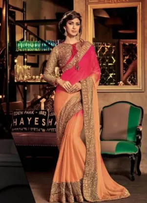 Picture of modest maxi gown designer bollywood saree party ethnic 