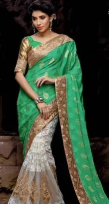 Picture of modest maxi gown ethnic indian bollywood wedding design