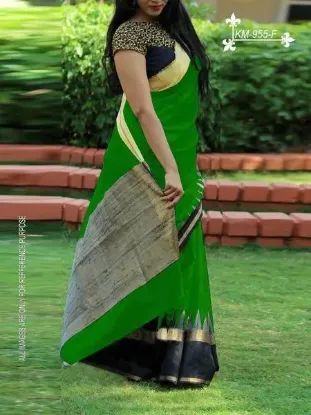 Picture of modest maxi gown fancy saree designer georgette embroid