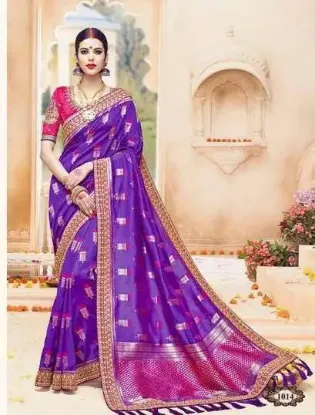 Picture of modest maxi gown fashion sari rich designer indian styl