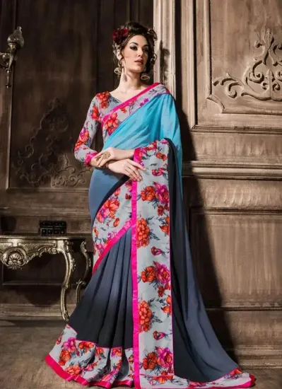 Picture of modest maxi gown indian ethnic latest collection attrac