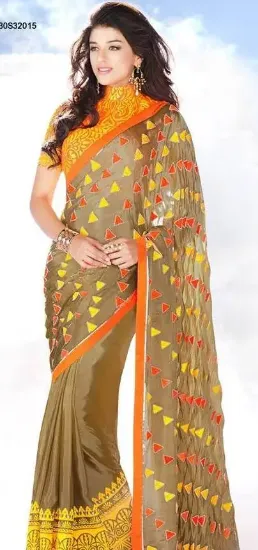 Picture of modest maxi gown listing handmade indian saree pure cot