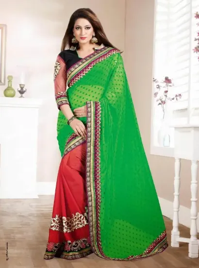 Picture of modest maxi gown listing handmade saree indian art silk