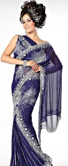 Picture of modest maxi gown listing indian embellished kanjivaram 