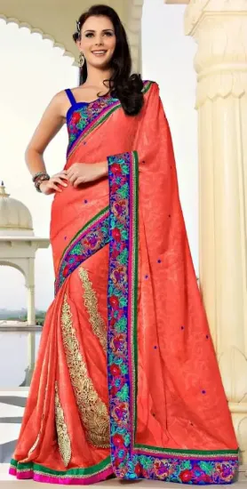 Picture of modest maxi gown listing indian handmade saree net trad