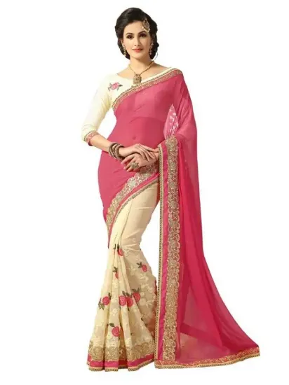 Picture of modest maxi gown listing indian handmade saree silk ble