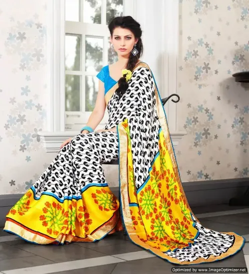 Picture of modest maxi gown listing indian printed saree handmade 