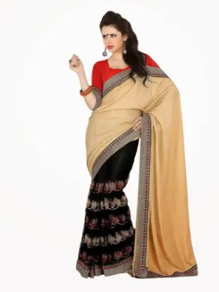 Picture of modest maxi gown listing indian traditional embellished