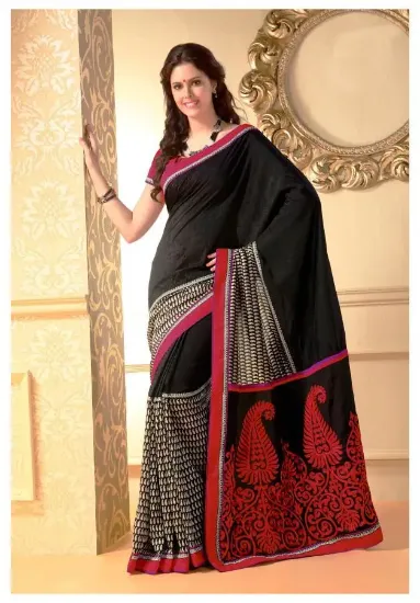 Picture of modest maxi gown listing indian traditional wear printe