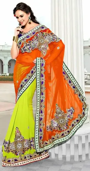 Picture of modest maxi gown listing indian traditional wear woven 