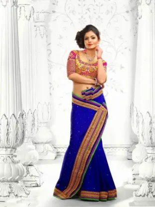 Picture of modest maxi gown listing indian traditional wear woven 