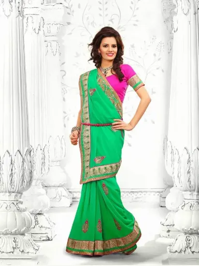 Picture of modest maxi gown listing indian traditional wear woven 