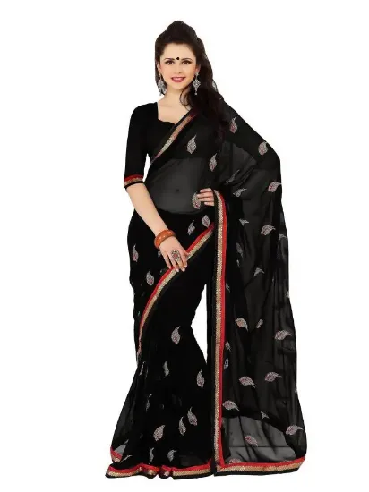 Picture of modest maxi gown listing indian traditional woven banar