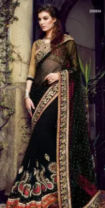 Picture of modest maxi gown listing indian traditional woven bolly