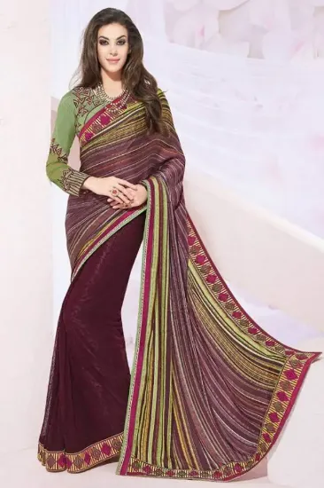 Picture of modest maxi gown listing nice bengal handloom contrast 