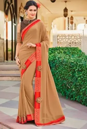 Picture of modest maxi gown pakistani bollywood art silk saree ind